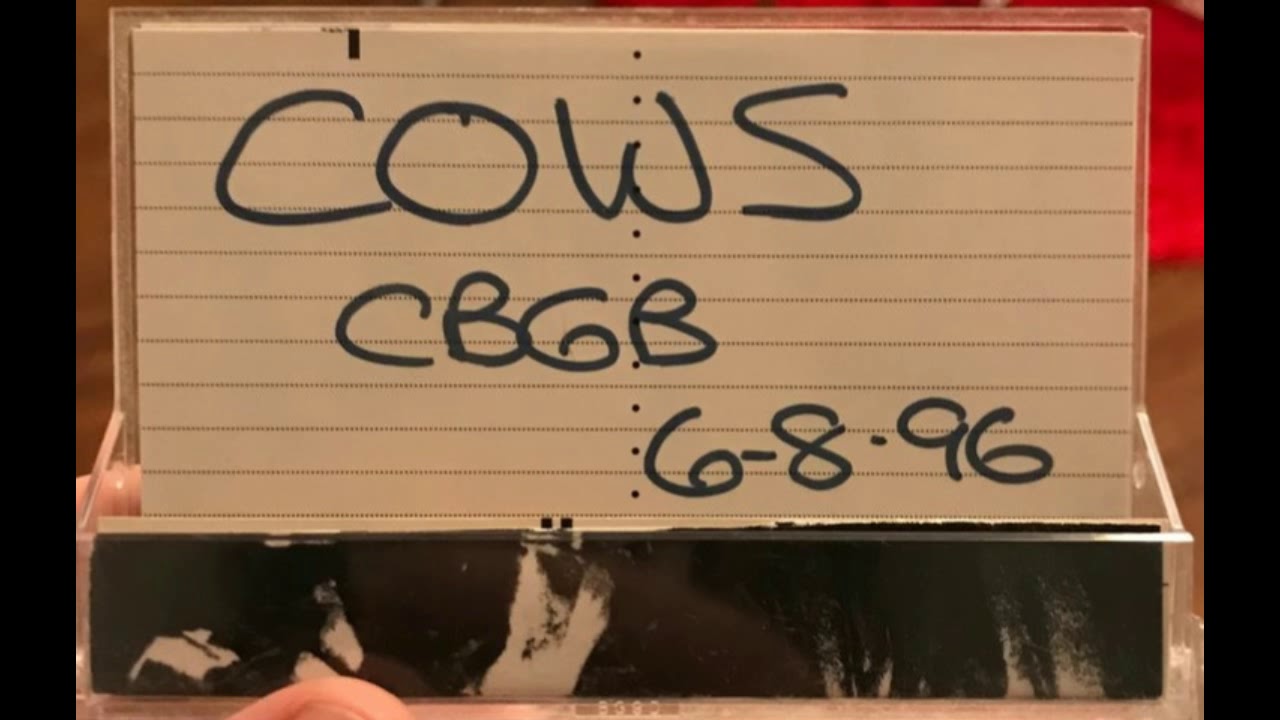 Cows (US)  Live @ CBGB's, NYC. 8th June 1996  (Restored &  Mastered)