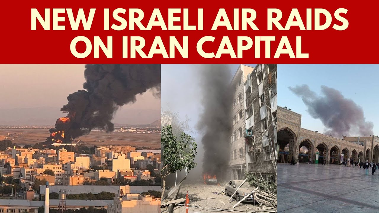 Israel Iran War LIVE: Israel Bombs Western Iran, Issued Warning For 3 Tehran Districts, Smoke Seen..
