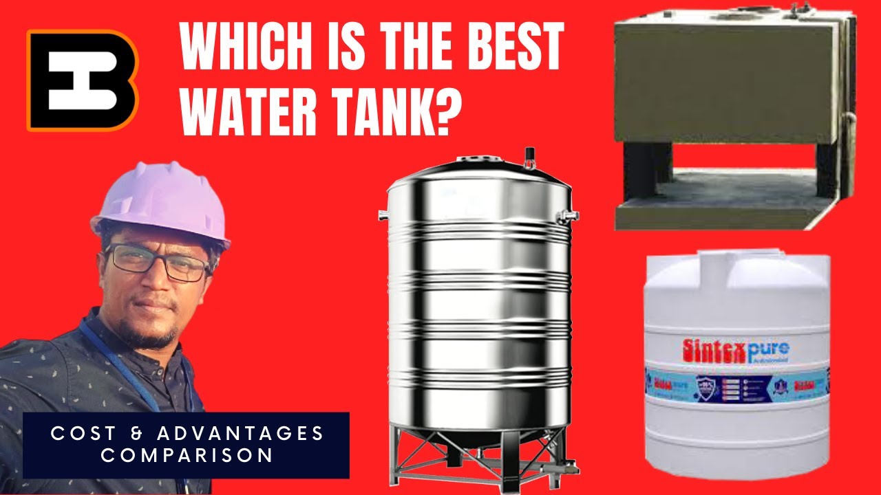 RCC vs Plastic vs Stainless steel overhead tank with cost comparison|எந்த தண்ணீர் தொட்டி சிறந்தது?