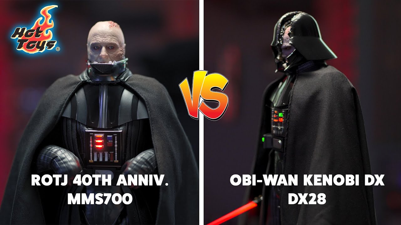 Which Is The Best Star Wars Hot Toys Darth Vader Figure? OWK DX VS ROTJ