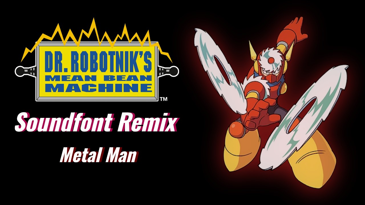 Mega Man 2 - Metal Man, but it's Dr. Robotnik's Mean Bean Machine (Soundfont Swap)