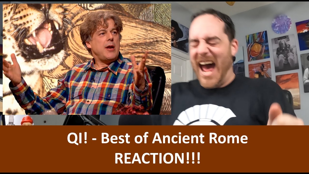 American Reacts QI - Best of Ancient Romans REACTION
