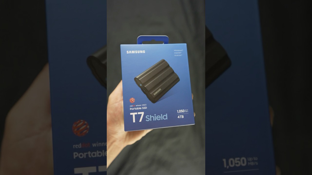 SAMSUNG T7 SHIELD UNBOXING