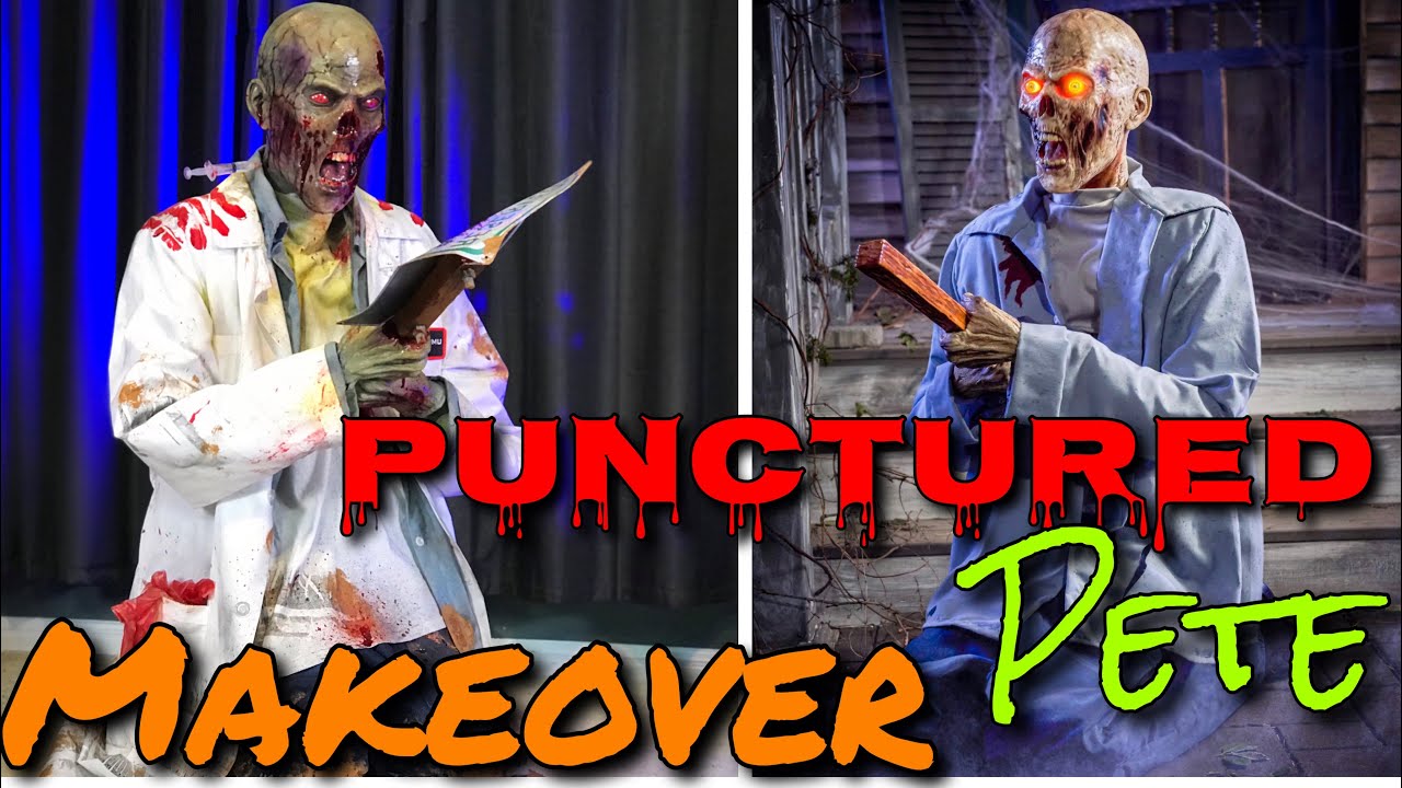 Punctured Pete Makeover - Spirit Halloween 2020 Animatronic Epic Prop Redo - Makeover Series