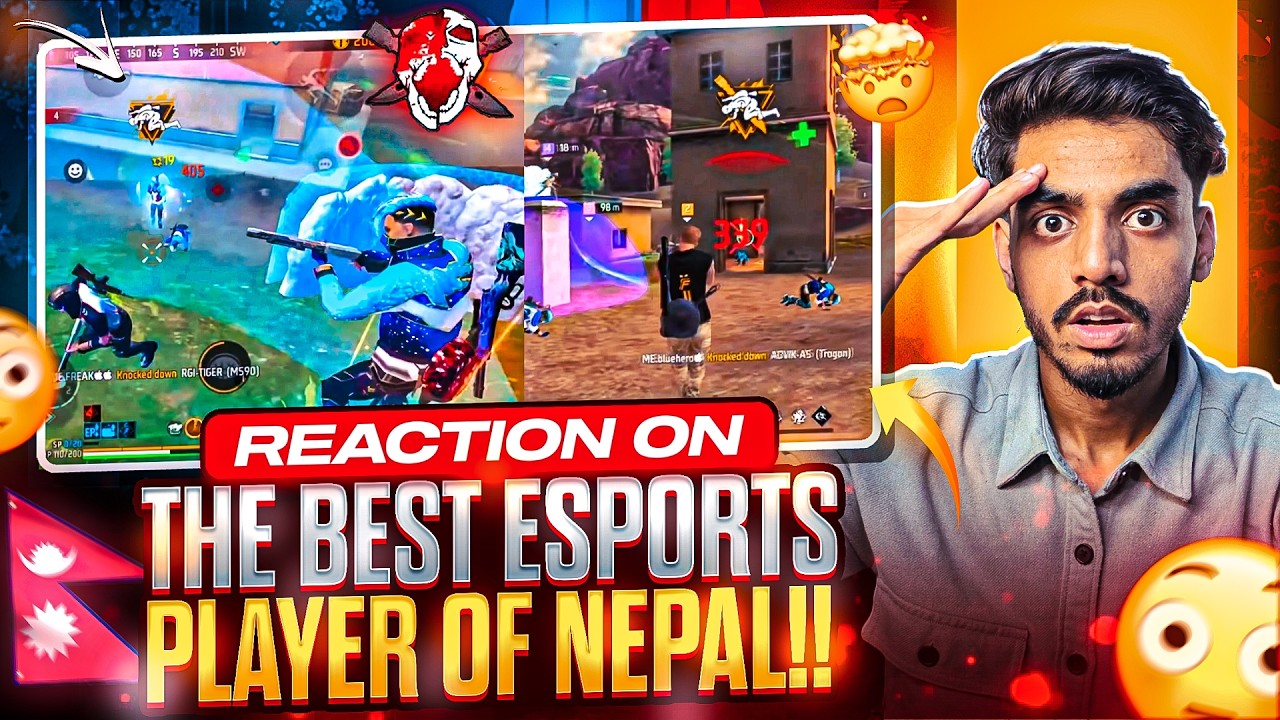 REACTION ON THE BEST ESPORTS PLAYER OF NEPAL🇳🇵🗿