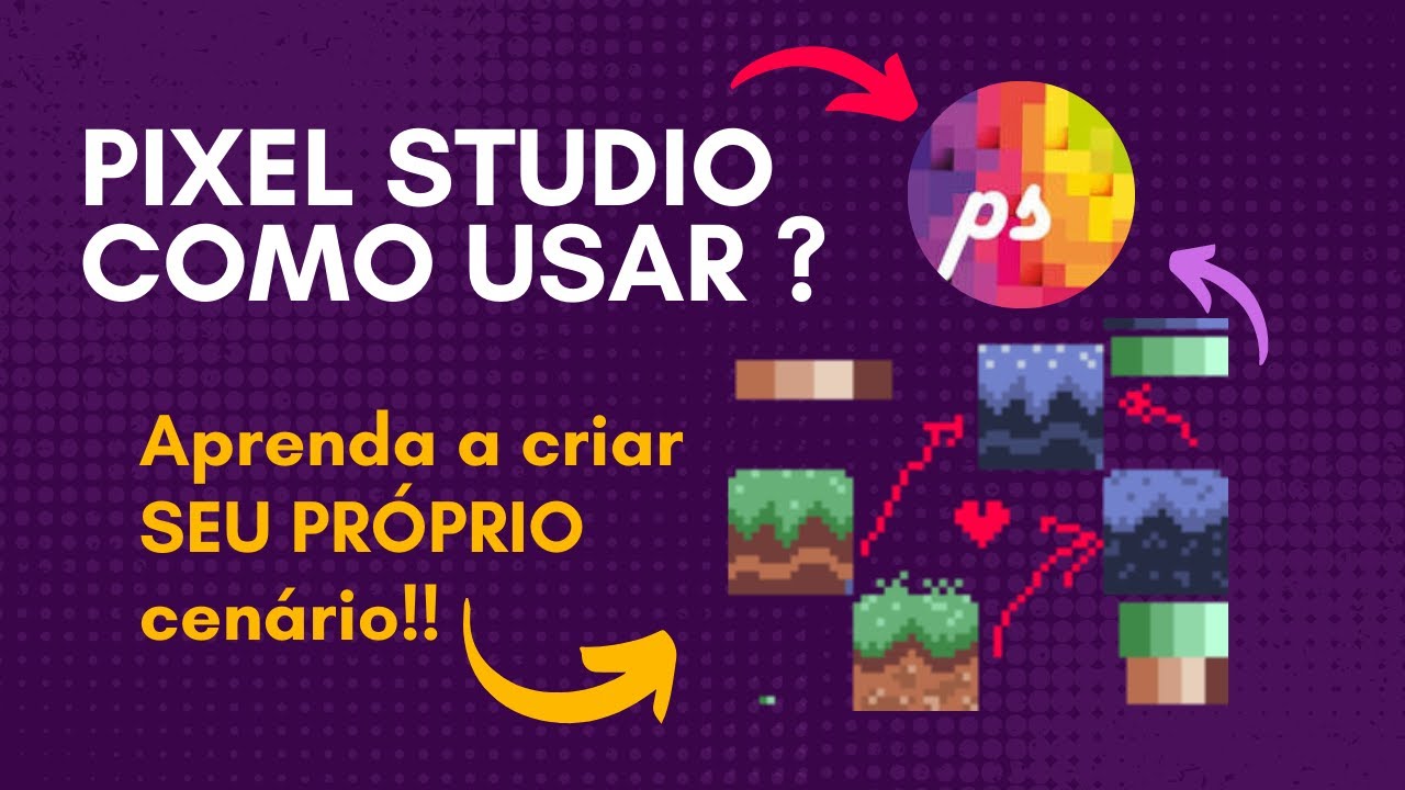 TUTORIAL - Pixel Studio como come&ccedil;ar 2023!  | + Como fazer 1&deg; tile de ch&atilde;o f&aacute;cil !! #01