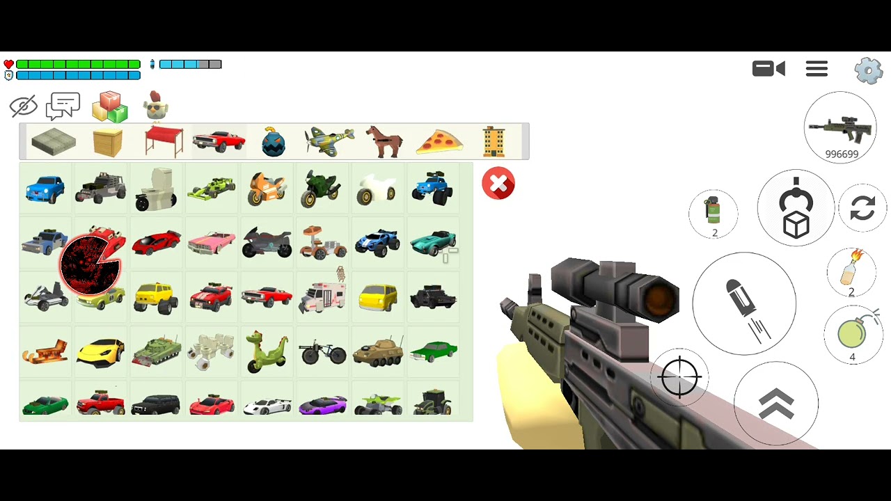 mod menu hacking in chicken gun