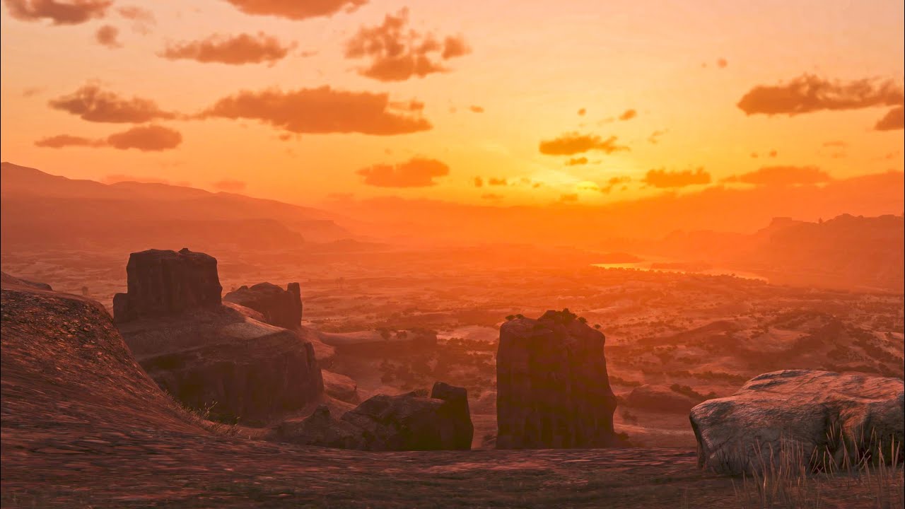 Ambient Red Dead Redemption 2 - Desert Sunset
