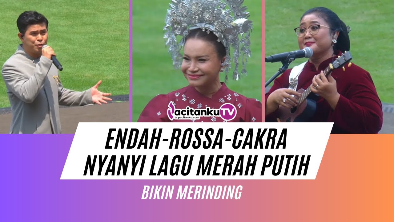 MERINDING! Cakra Khan, Rossa & Endah Laras Bikin Istana Bergetar Nyanyikan 
