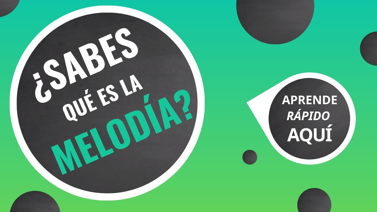 ¿Qué es la MELODÍA? | Rápido, FÁCIL y con EJEMPLOS | Diccionario Musical Express