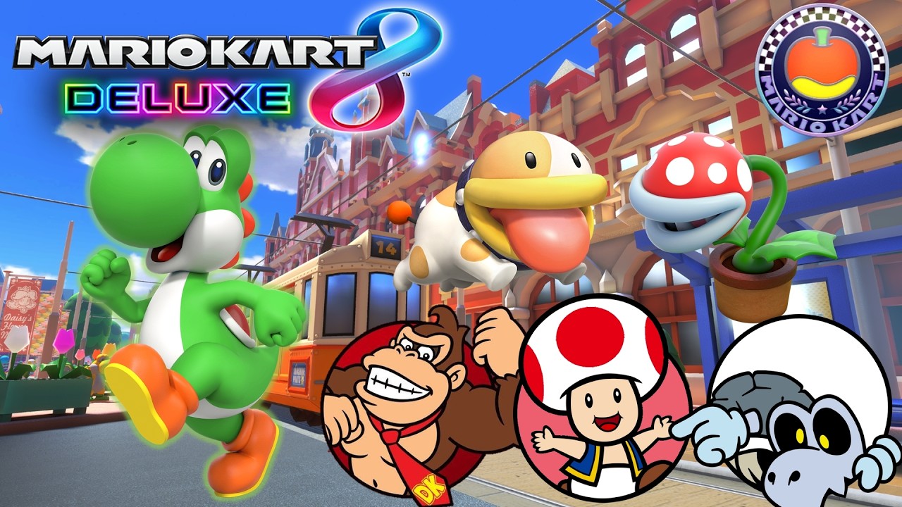 Mario Kart 8 Deluxe - 150cc Fruit Cup - Yoshi Gameplay