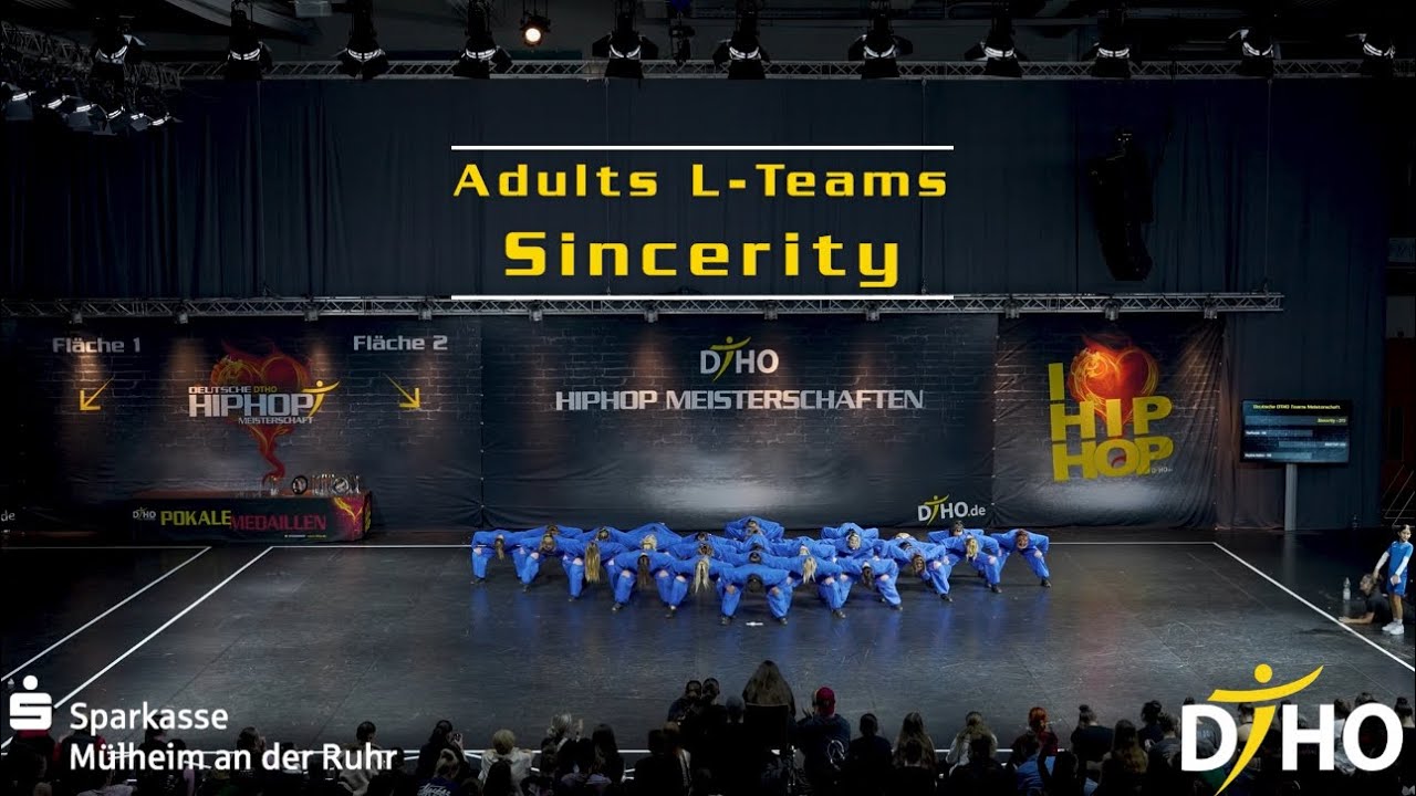 Sincerity- Open Area Dance School | 2. Platz- Adults L-Teams A-Reihe HipHop