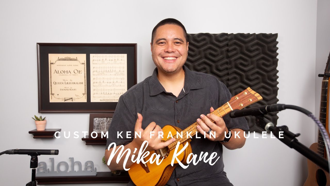 Custom Franklin Ukulele | demo by Mika Kane