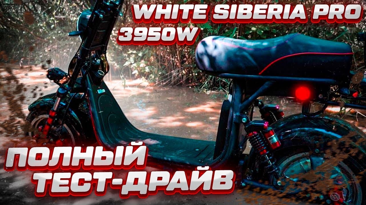 CITYCOCO WHITE SIBERIA PRO MAX 4000W! На что способен электроскутер в ЛЕСУ? Жесткий тест-дайв !