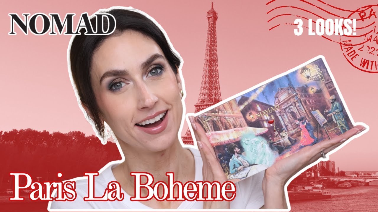 Палетка теней NOMAD PARIS LA BOHEME! 💕 | 3 образа, крупные планы и свотчи
