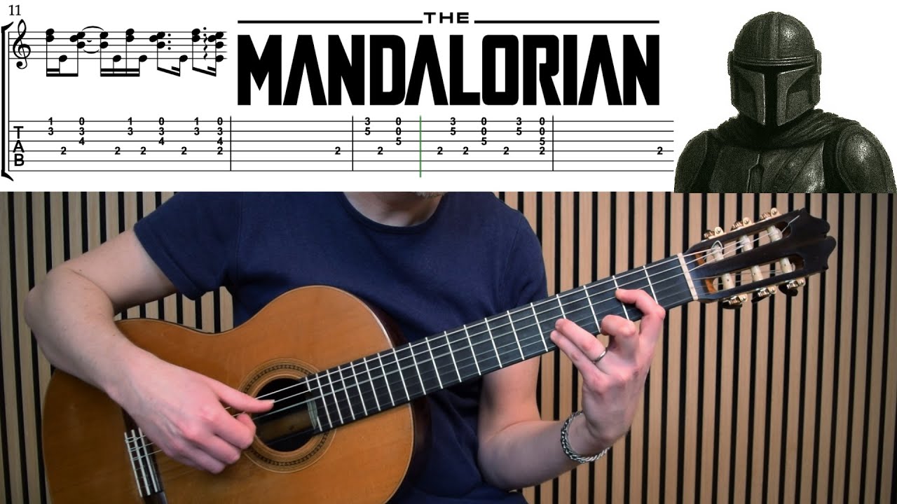 The Mandalorian – Main Theme | Classical Guitar Cover (Tabs) | Star Wars