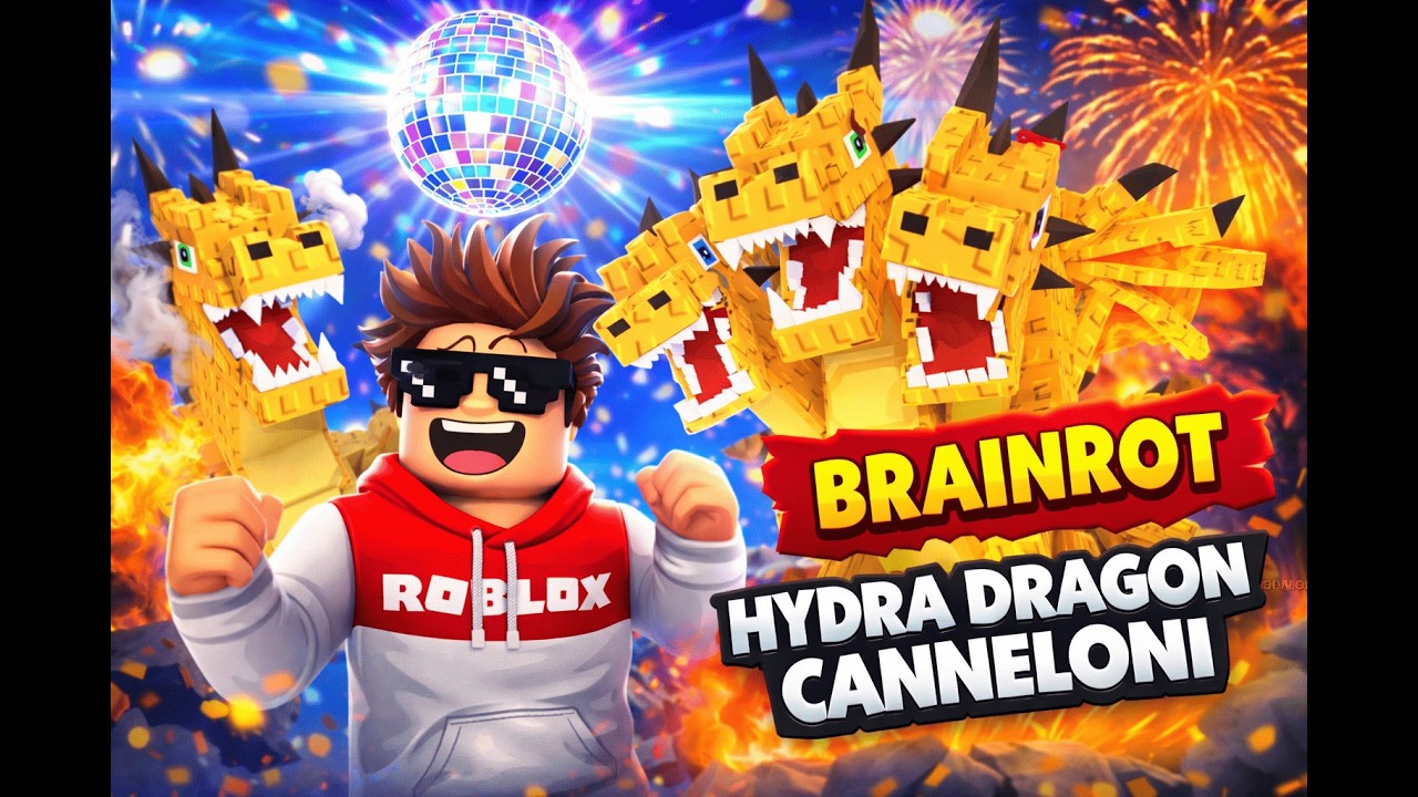 ОТОРВЕМСЯ ПО ПОЛНОЙ НА ВЕЧЕРИНКЕ C BRAINROT В ROBLOX! 🎉💃