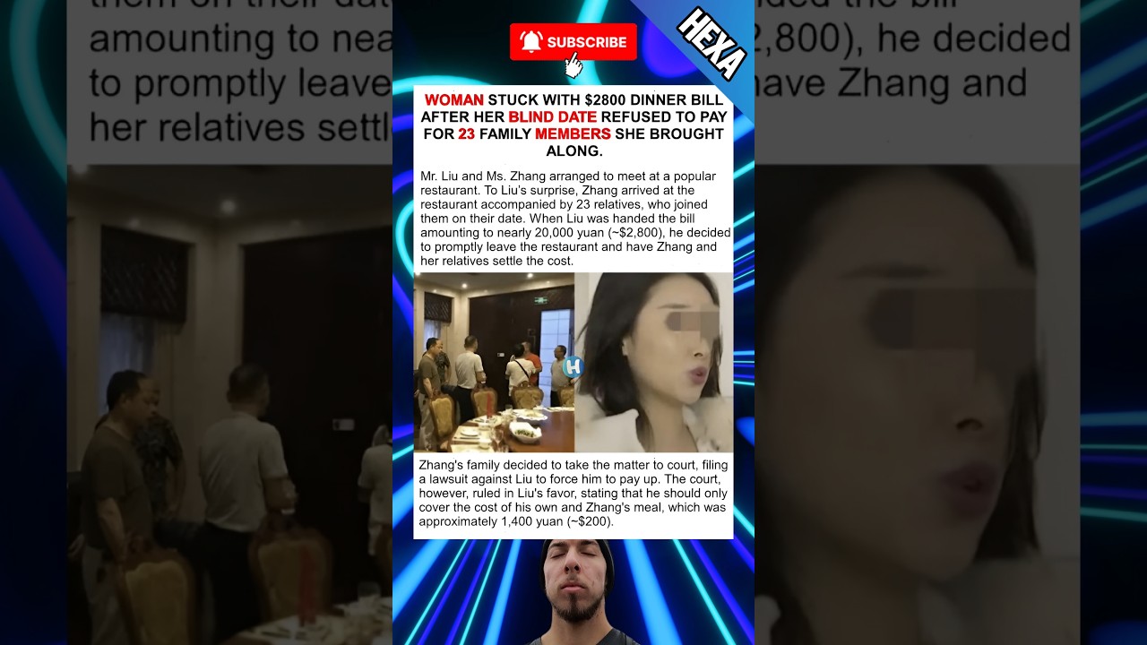 She brought 23 family members on a DATE😱#china #blinddate #story