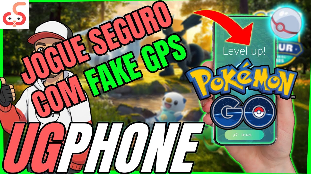 COMO JOGAR NO POKEMON GO DE FAKE GPS NO IOS SEGURA SEM  ROOT ATUALIZADO!! #ugphone #pokemongo
