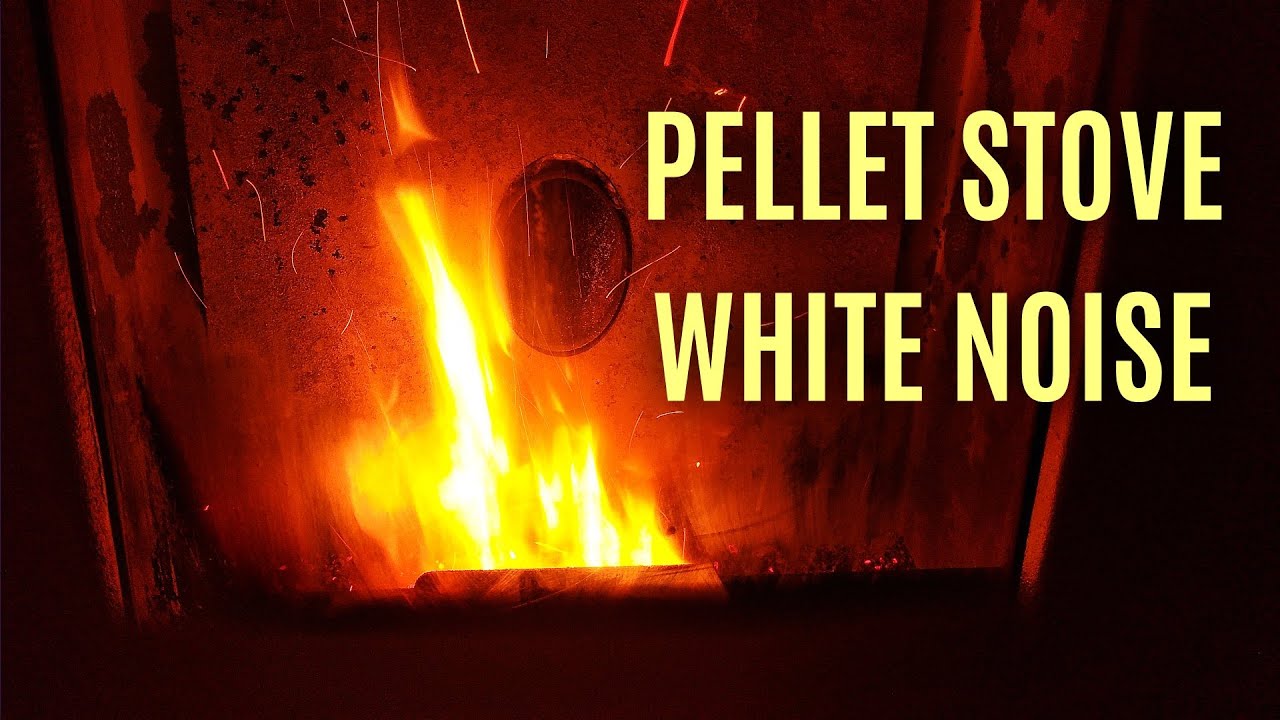 Pellet Stove Relaxing Sound | Fire | White Noise | ASMR