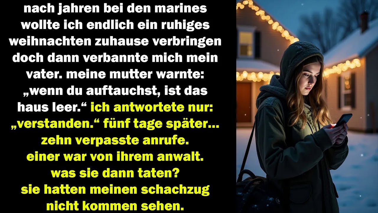 verstoßen an weihnachten： 10 anrufe, 1 anwalt, und ein schachzug, den sie nie erwartet hätten