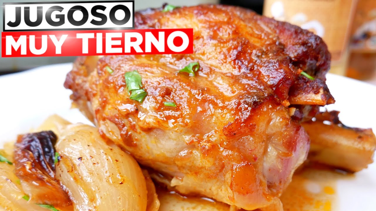 Cerdo ASADO CON SALSA DE CERVEZA y VINO 😋🍖 ¡CODILLOS una OBRA MAESTRA! Receta FÁCIL y RICA 😍🍺
