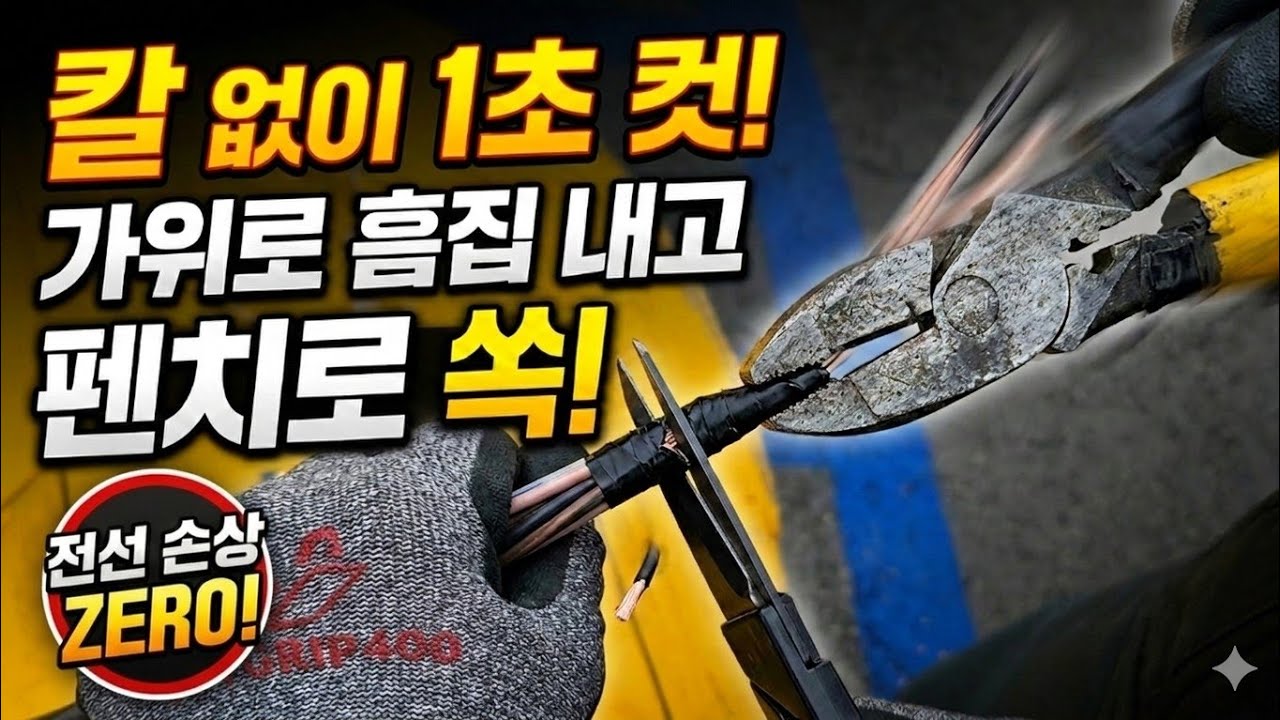 [최초공개]아직도 테이프를 일일이 푸십니까? 1초 만에 뽑는 현장비법.