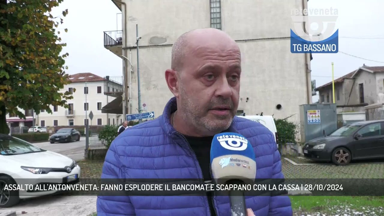 ASSALTO ALL'ANTONVENETA: FANNO ESPLODERE IL BANCOMAT E SCAPPANO CON LA CASSA | 28/10/2024