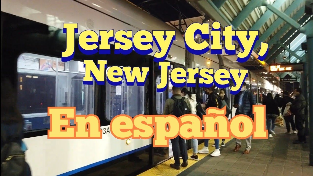 Un recorrido en la Washington Blvd y en la estación Newport del tren ligero en Jersey City, NJ, EEUU