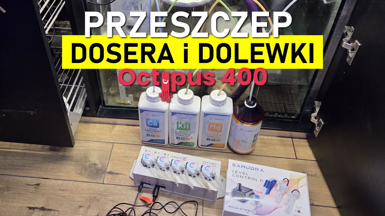 Octopus 400 - Przeszczep Pompy dozującej i autodolewki