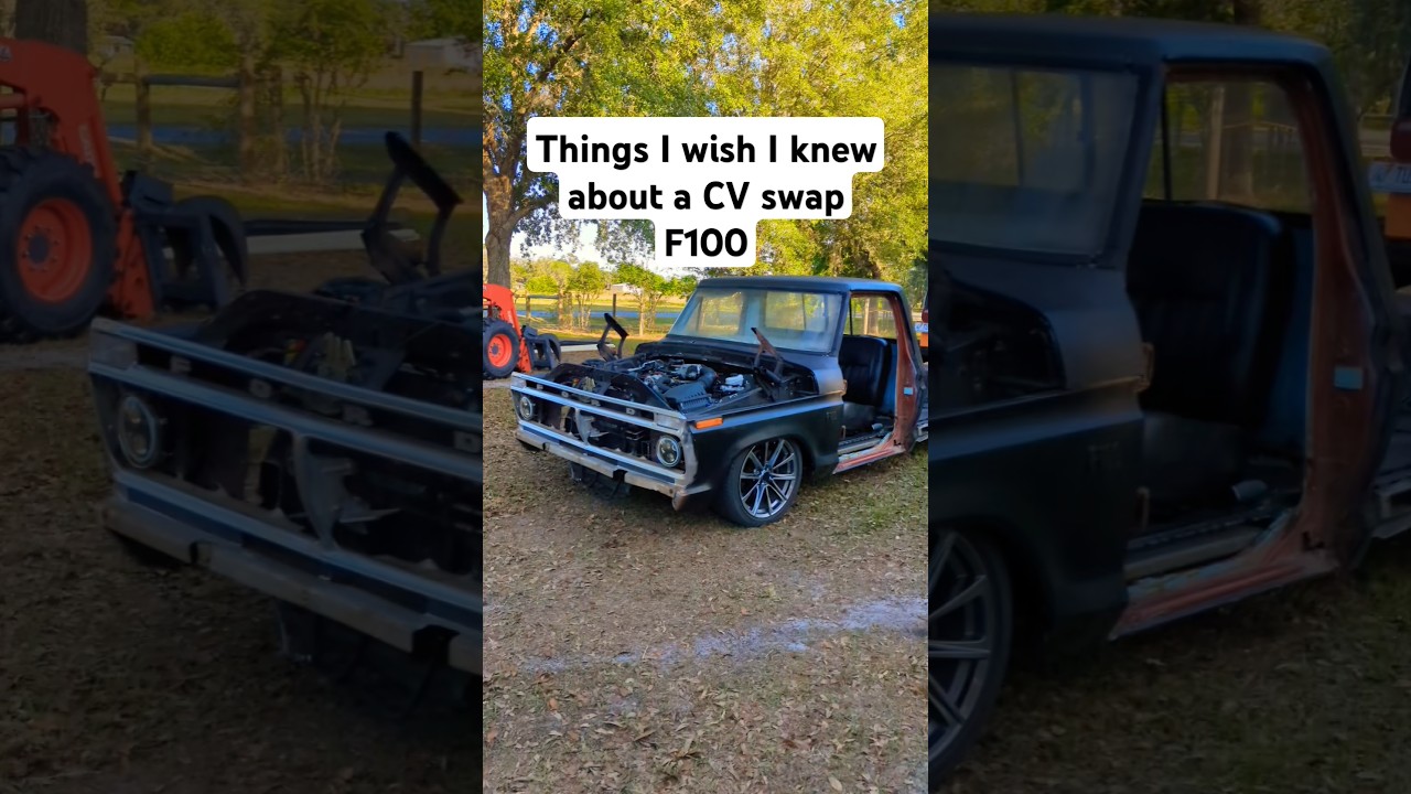 #ford #f100 #crownvic #crownvicswap #diy #custom #lowered #lifted #fordtrucks #truck #4x4 #car #v8