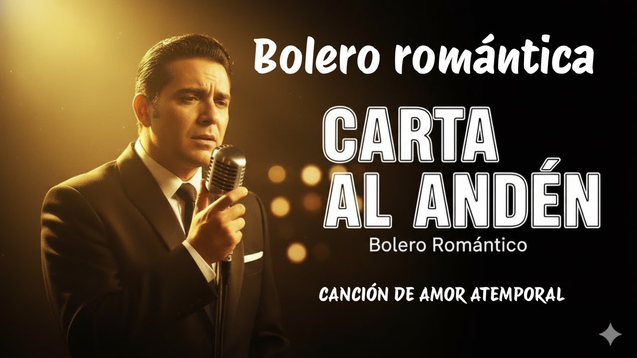 Carta al Andén. Bolero Romántico. Voz Masculina. Letra Original. Bolero Romántico