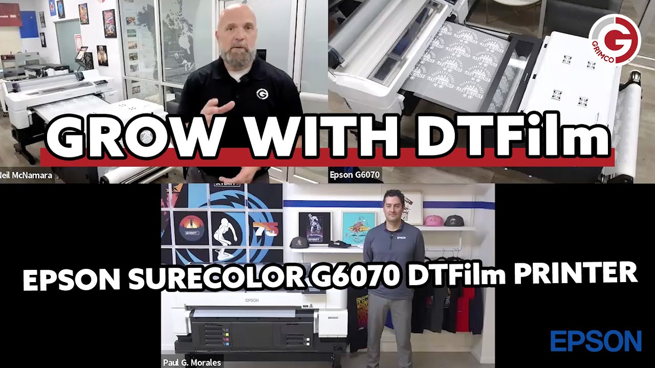 Обзор принтера DTF Epson SureColor G6070 | Функции, рабочий процесс и демонстрация в режиме реаль...