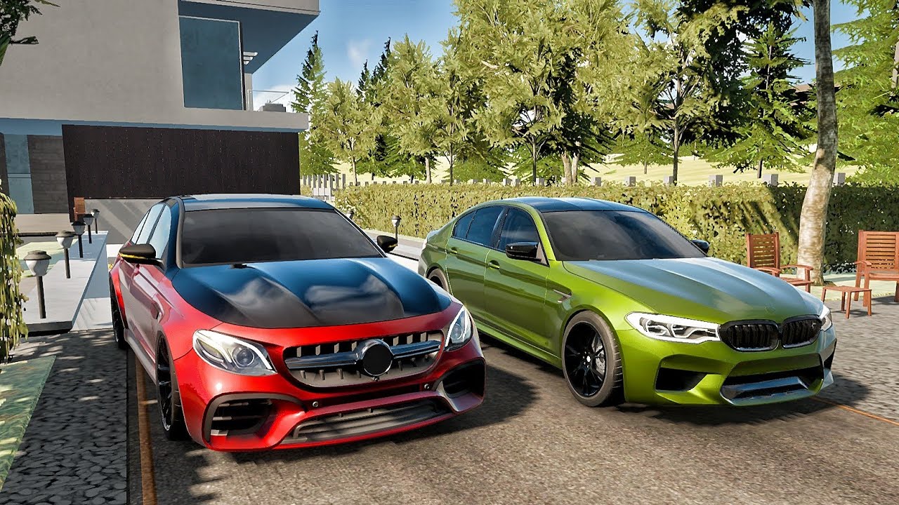 BMW M5 F90 & Mercedes E63 AMG - Car Parking Multiplayer 2