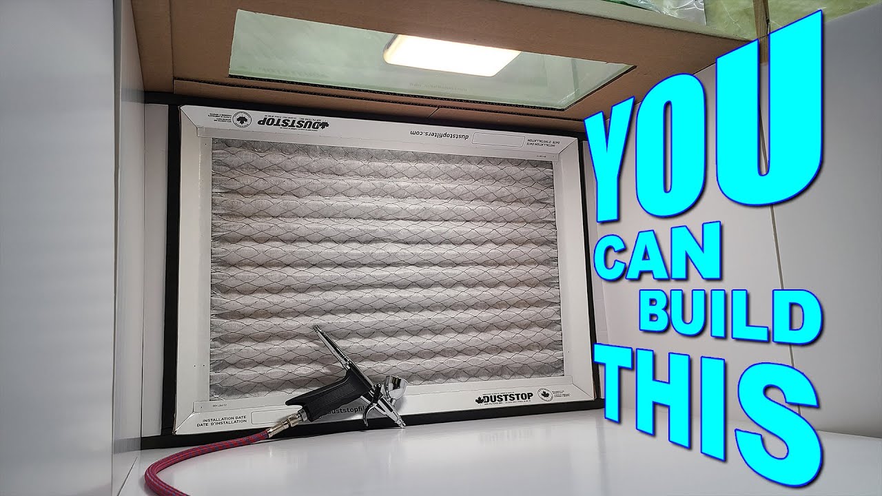 AFFORDABLE DIY Spray Paint Booth that ANYONE can build!