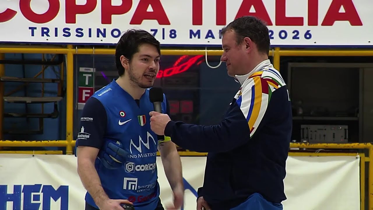 Coppa Italia Serie A1 - Semifinale - Intervista Giulio Cocco (cap.Hockey Trissino)
