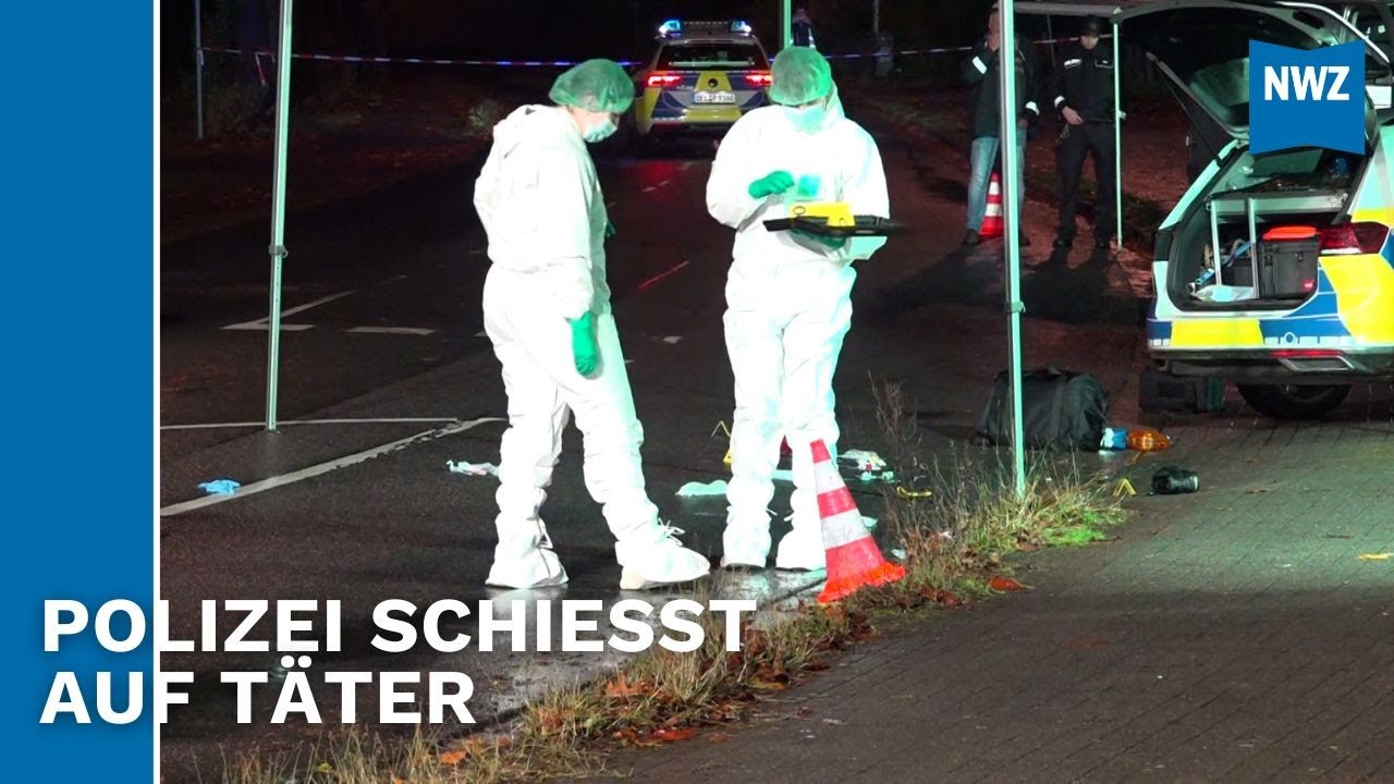 Mann mit Axt greift Polizeibeamte in Delmenhorst an
