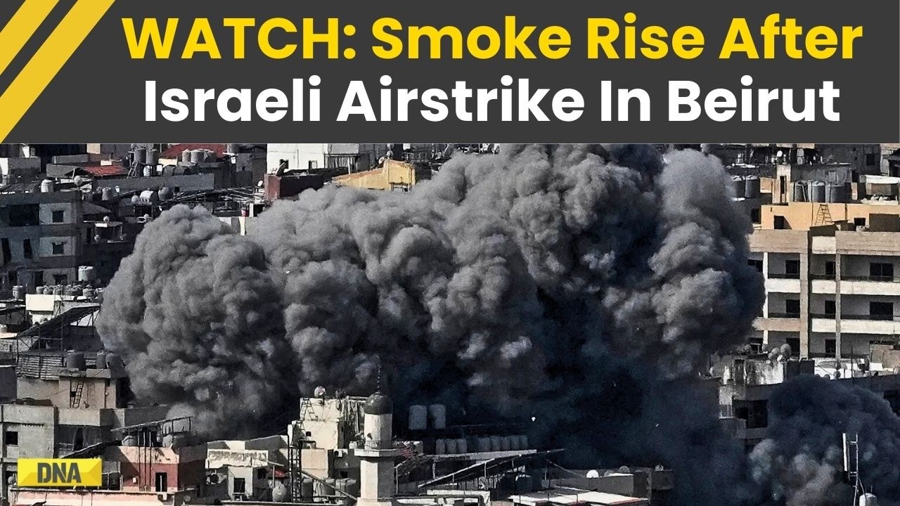 Iran Israel War: Israeli Airstrike Hits Beirut Suburbs, Massive Smoke Rises Over Lebanon | Hezbollah