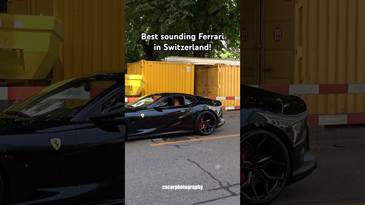Loudest Ferrari in Switzerland? #ferrari #812superfast #novitec #carsounds #supercars