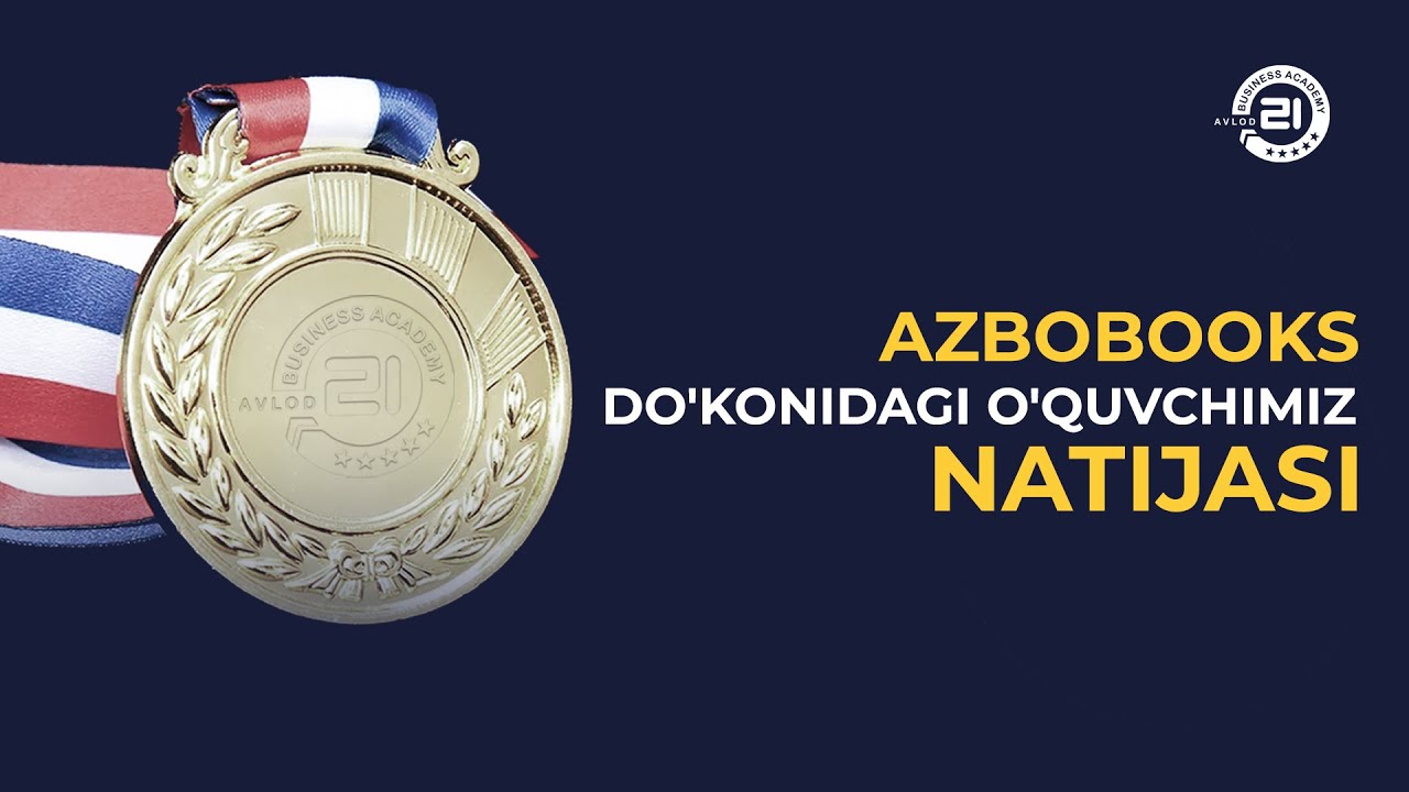 Azbobooks do'konidagi o'quvchimiz natijasi!