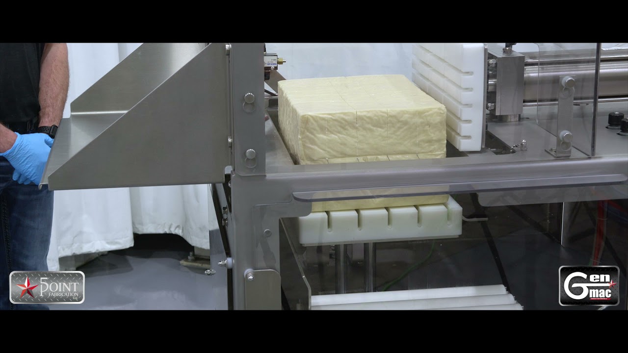 Genmac's Model 3005-LD TU-WAY Cheese Portioner Demonstration