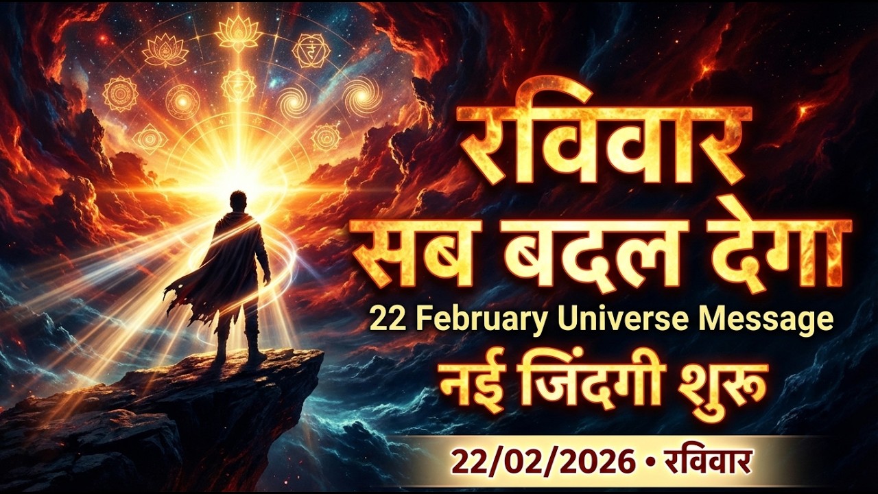 ✅️ 22 February Universe Message || रविवार को तुम्हारे सारे दुख खत्म होंगे | Universe Speaks Today