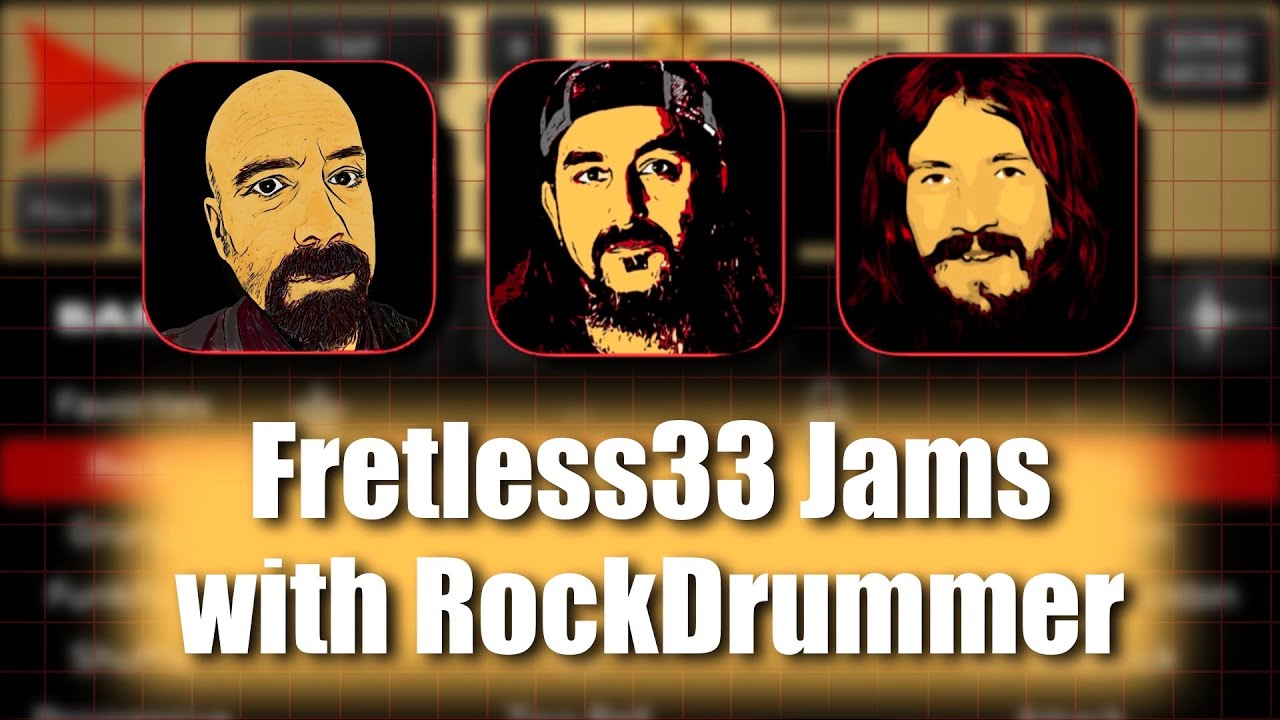 Fretless33 Rocks Out with Lumbeat’s RockDrummer!!!