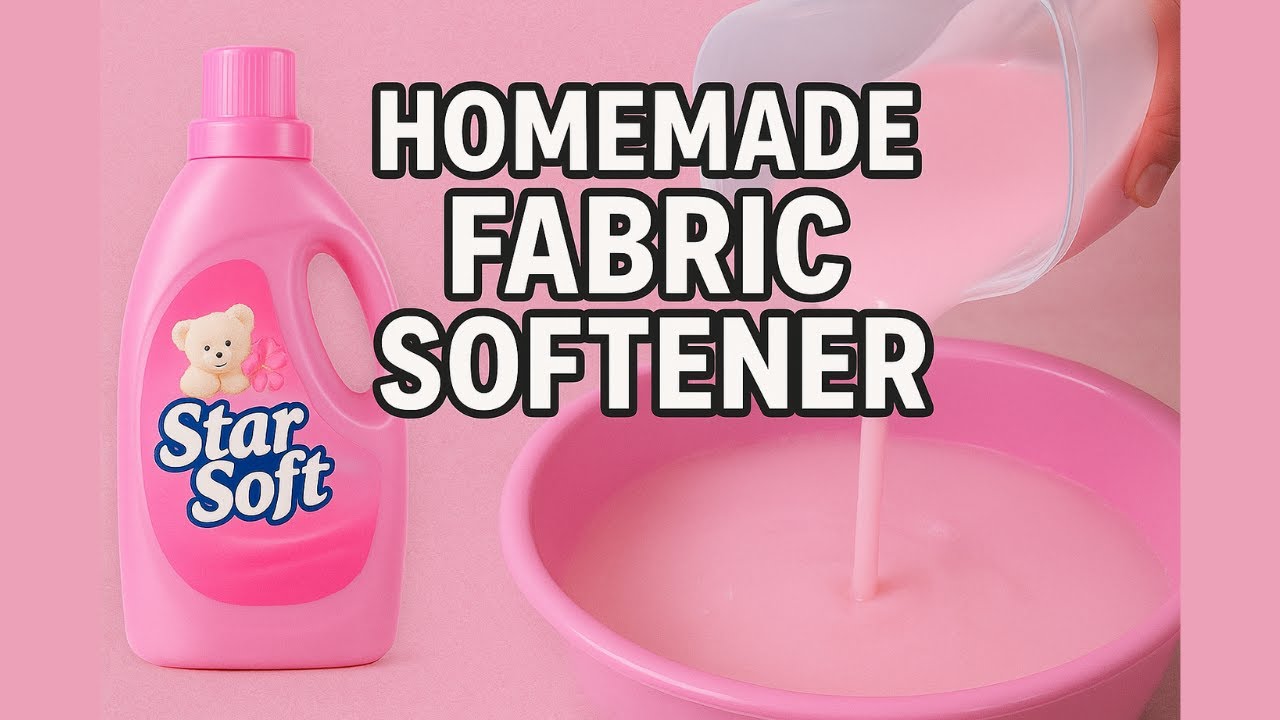 How to Make Homemade Fabric Softener at Home | Easy DIY Downy/Star Soft Alternative