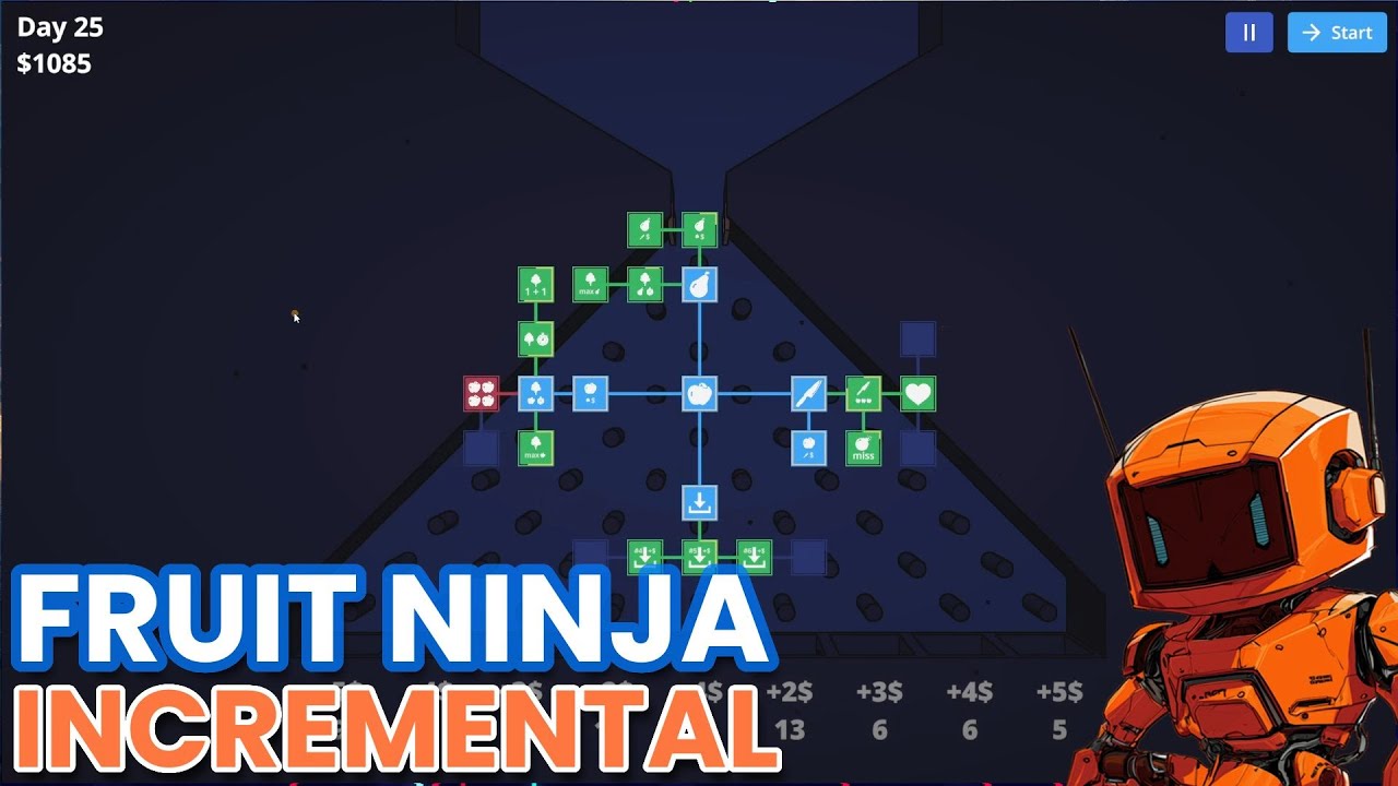 A Fruit Ninja Incremental With Plinko | Slice Cremental