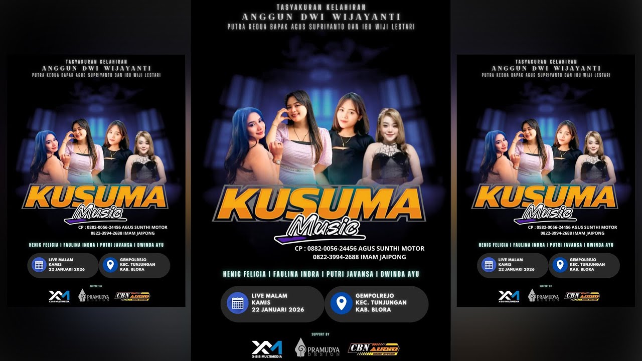 🔴LIVE STREAMING KUSUMA MUSIC || WALIMATUL TASMIYAH ANGGUN DWI WIJAYANTI  || 22 JAN 2026