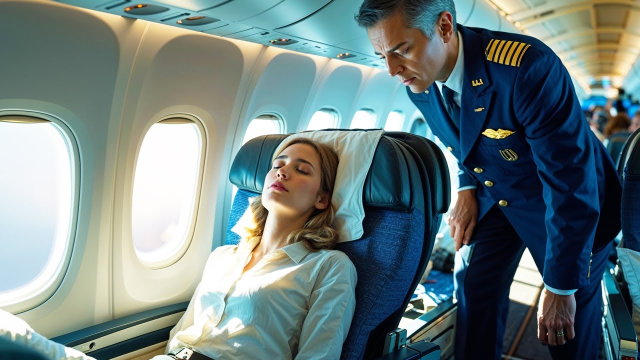 She Was Asleep in Seat 8C — Until the Captain Asked 