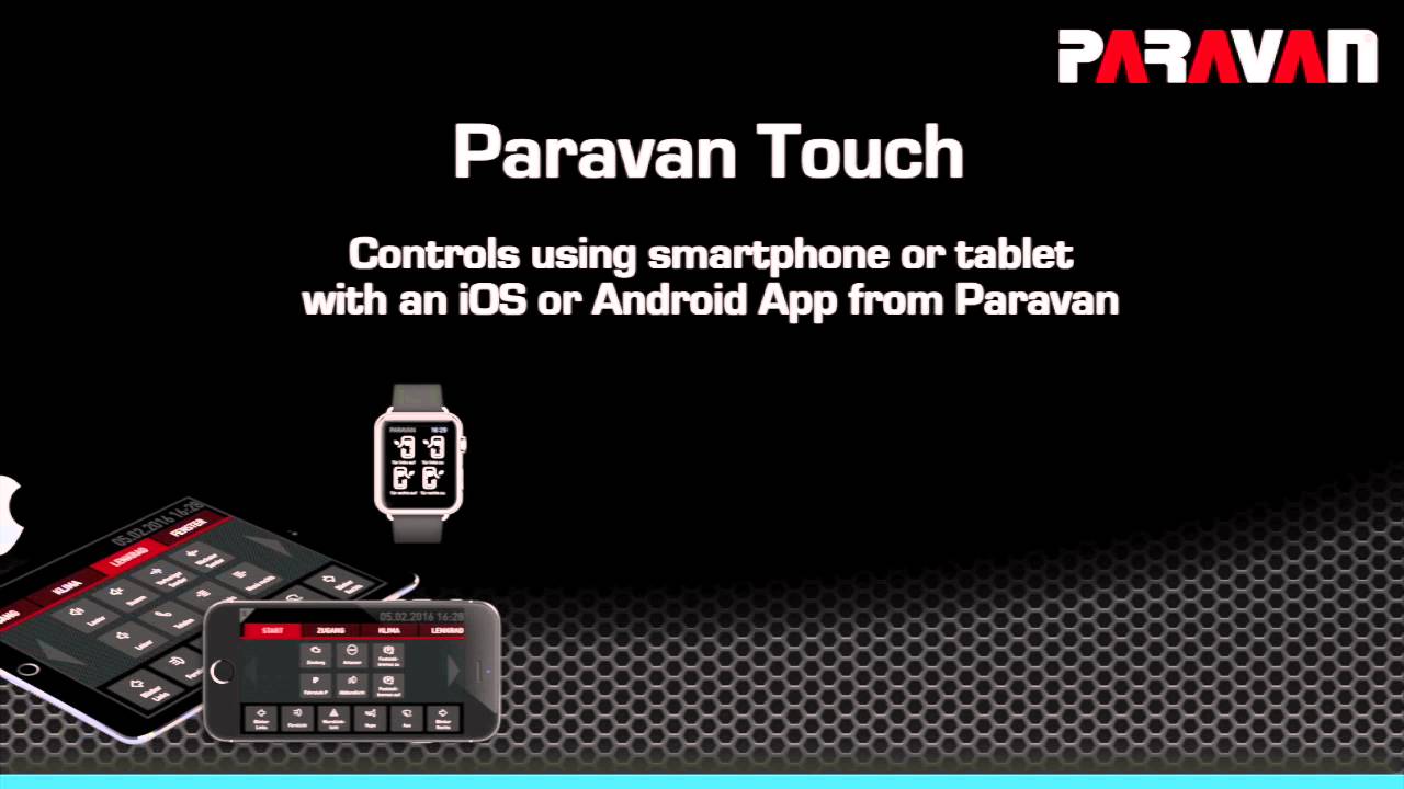 PARAVAN Touch & Touch Display: Control the secondary functions of your car with one tap