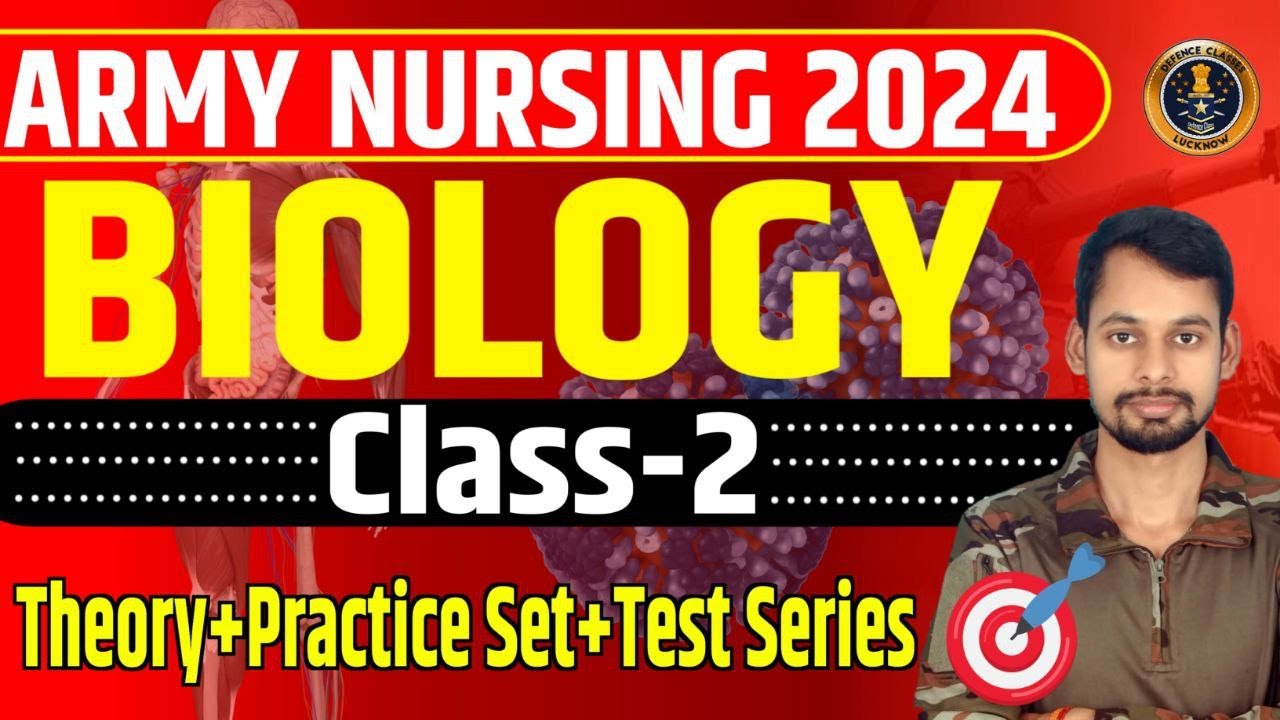 Previous Year Question BIOLOGY II Army NURSING ASSISTANT Practice Papers 2024 II #Nurshing Live Test