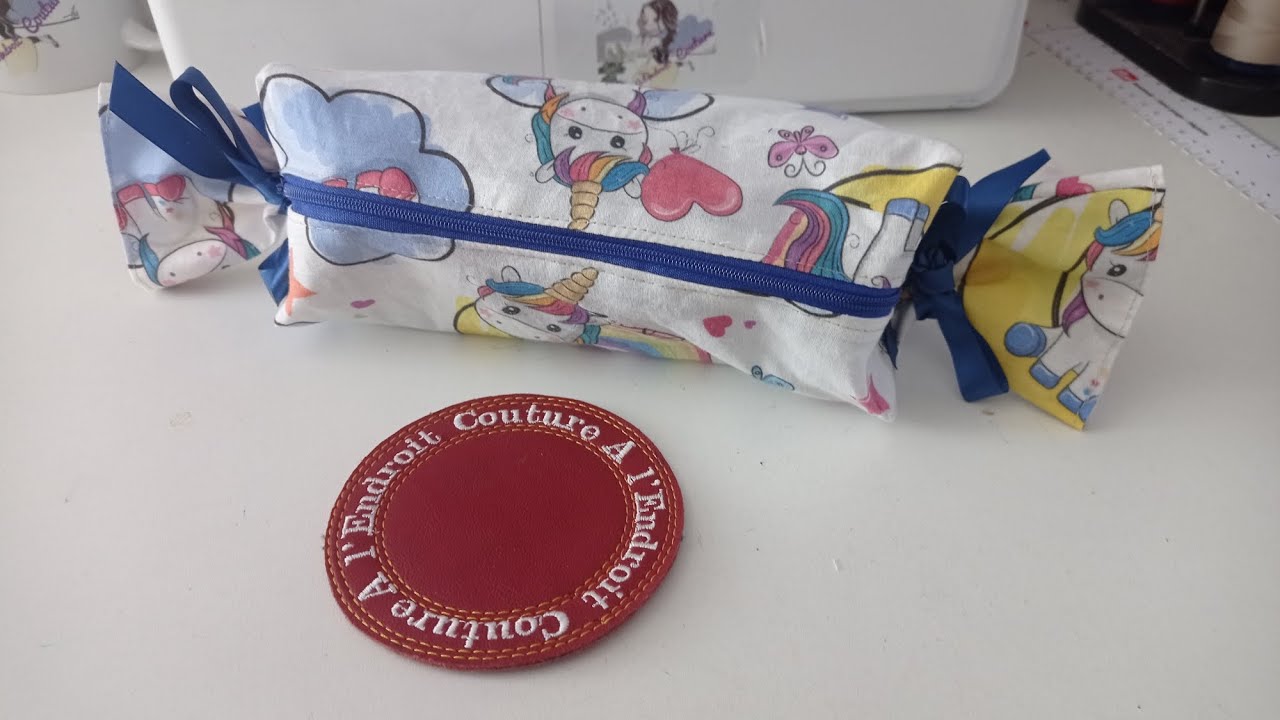 Trousse Bonbon ,tuto couture 🪡✂️🧵